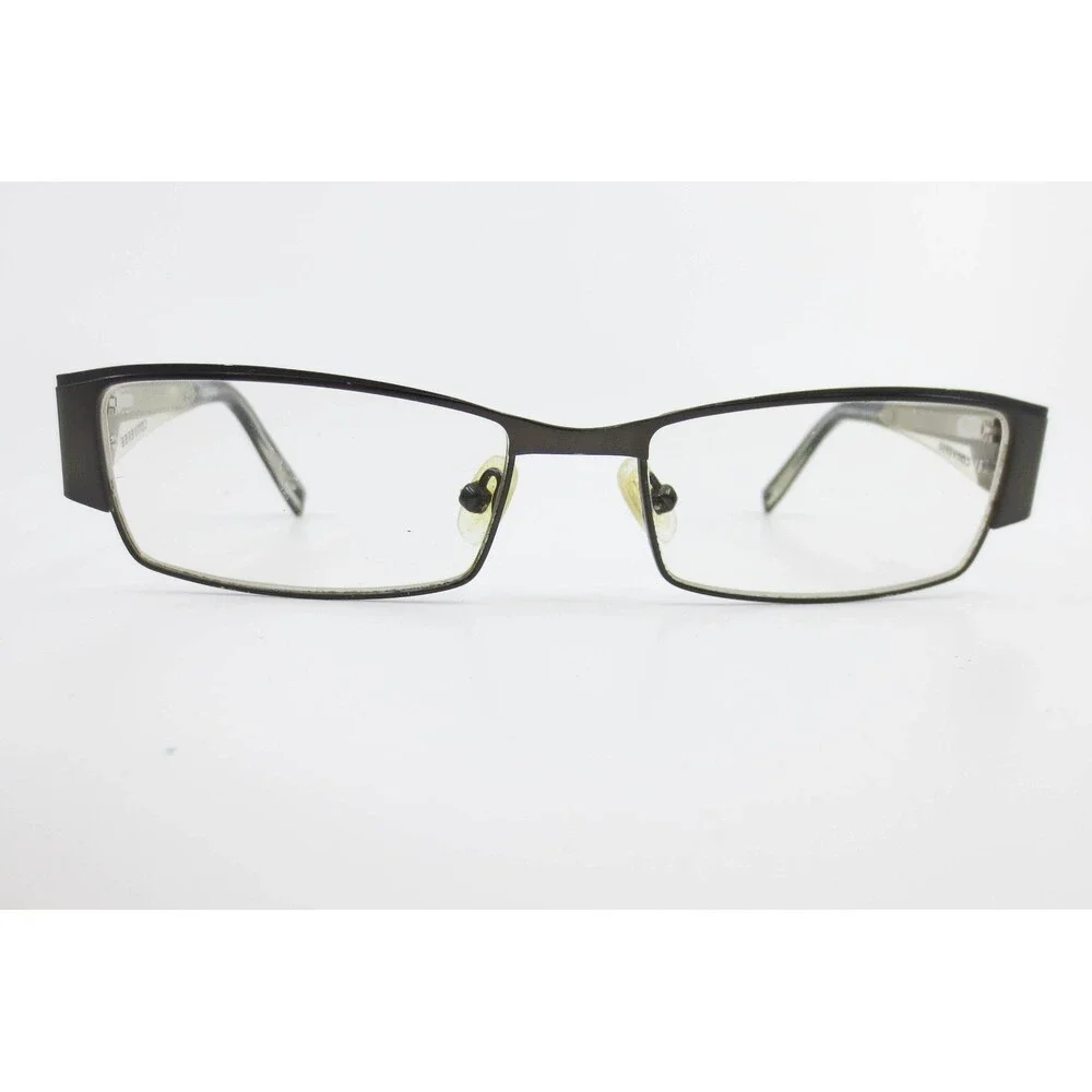 Converse Scrap Book Eyeglass Frames Dark Gunmetal 53-17-135 Rectangular Metal
